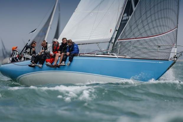 Isle of Wight County Press: Cowes Scherzo en route to overall victory at Cowes Week 2022. Picture: Paul Weyth/CWL.