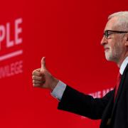 Labour leader Jeremy Corbyn during the Labour Party Conference at the Brighton Centre. Picture: Gareth Fuller/PA Wire.