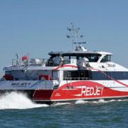 A Red Funnel Red Jet