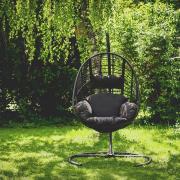 An example of how an egg chair can be a cosy spot in your garden. Photo from Pixabay. For styles like this, you may enjoy ManoMano's range.