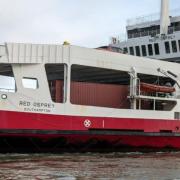 Red Funnel's Red Osprey ferry.