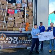 Isle of Wight Round Table send artic lorry of aid to Ukraine.
