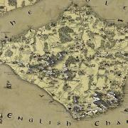 Lord of the Rings style map of the Isle of Wight, by Chris Birse.