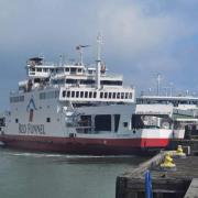 Red Funnel ferry. Picture by Leif Marriner.