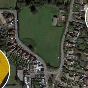 Yellow lines have been rejected in Nettlestone but has raised questions over the future of a housing development. Picture by Google Maps and inset top, Bloombridge Development Partners.