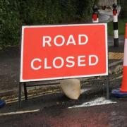 A road closed sign is a familiar sight