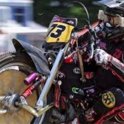 James Hogg and Scott Goodwin compete in sidecar speedway and were due to be on the Isle of Wight.