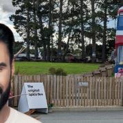 Tickets please? Rylan Clark and Vernon Kay pitch Isle of Wight Spice Bus show