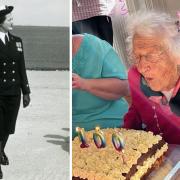 100-year-old Grace Davison Nee Snow, from Whippingham.