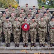 Hampshire and Isle of Wight Army Cadet Force in London representing the Army Cadets.