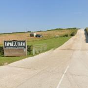 The entrance to Tapnell Farm, near Freshwater