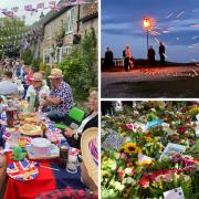 The joy and sadness of a right royal year, Isle of Wight jubilee street parties, jubilee beacon lightings and the floral tributes following the Queen's death.