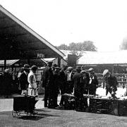 The glory days of Newport Cattle Market, on what is now the site of Morrison's.