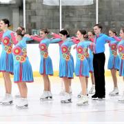 Solent Riptide performing at the prestigious Trophy D’Ecosse international ice skating event in Dumfries.