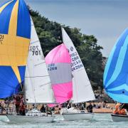 Action from last year's Cowes Week regatta.