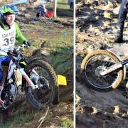 Dave Elford and Ajay Shaw in action in the Mercury Cup at Haslett Sand Pit.