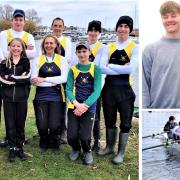 Members of Newport Rowing Club and Ryde Rowing Club who took part in the Christchurch Head of the Stour regatta on Sunday.