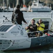 Three Islanders launch boat ahead of world's toughest rowing challenge