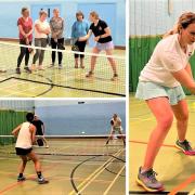England number one lady pickleball player Thaddea Lock took a group of Island players through two tough days of coaching at the weekend.