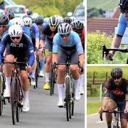 Action from the inaugural Isle of Wight Road Race in the West Wight.