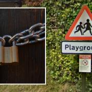 'Enter at own risk' warning as unsafe children's playground closed
