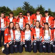 The Isle of Wight Island Games 2023 swimming team.