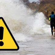 A weather warning for strong winds has been issued for the Island.
