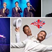 Coming to Wight Proms are G4, Seann Walsh, Sarah Jayne as Dolly Parton, and dancers Vincent Simone and Ian Waite.