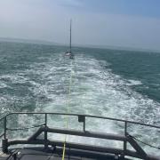 Quick response after 40ft yacht suffers engine failure near No Man's Fort