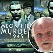 The Meon Hill Murder by MJ Trow is on bookshelves.