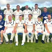 Newport Cricket Club's double winning first team.