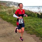 Jan Fletcher won the Wight Tri Club Championship Triathlon with the best nominated time finish.
