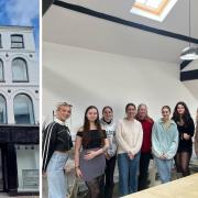 Platform One Creative Education fashion students and the former TopShop/Wadhams building