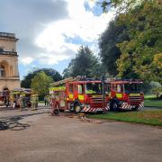 Firefighters at Osborne House.