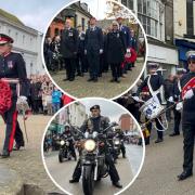 Newport Remembrance service and parade.