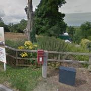 Google Maps shows the mailbox at Gurnard, before its  removal