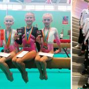 Young gymnasts made their mark in an important county selection event.