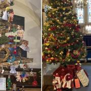 Christmas tree festival at St Mildred's Church