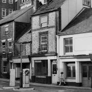 Mew’s Prince Regent public house in Lower High Street, Newport, stands empty in the early 70s. Along with adjoining shops, the site became part of the Coppins Bridge roundabout.