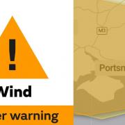 An amber weather warning for wind remains in place early this morning (Monday).