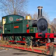 145-year-old steam locomotive brought to Island attraction by TV stars