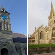The Church of St John the Evangelist at Wroxall, and All Saints Church in Ryde