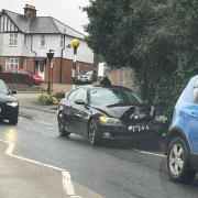 There was a collision on Staplers Road in Newport
