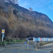 The Shanklin Promenade from Hope Road Car Park