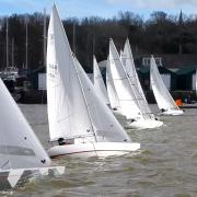 Action during the Bill's Barrell race weekend at Bembridge.