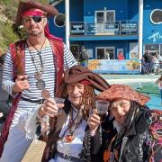Pirates from the Spyglass Inn, recently spotted at a Ventnor event