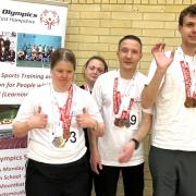 Sporting Opportunities Isle of Wight athletes, from left: Sarah Beane,  Becky Jude,  Ross Backshaw and Finlay Abel.