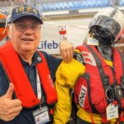 Geoff Brown, education volunteer at the RNLI Inshore Lifeboat Centre