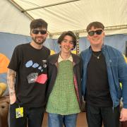 The K's spoke to the County Press before their performance in the Big Top.