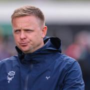 Lincoln City joint manager Tom Shaw during the Sky Bet Championship match